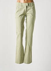 Pantalon droit vert NICE THINGS pour femme seconde vue