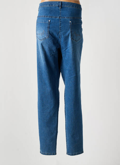 Jeans coupe slim taille normale taille normale bleu LUCIA femme