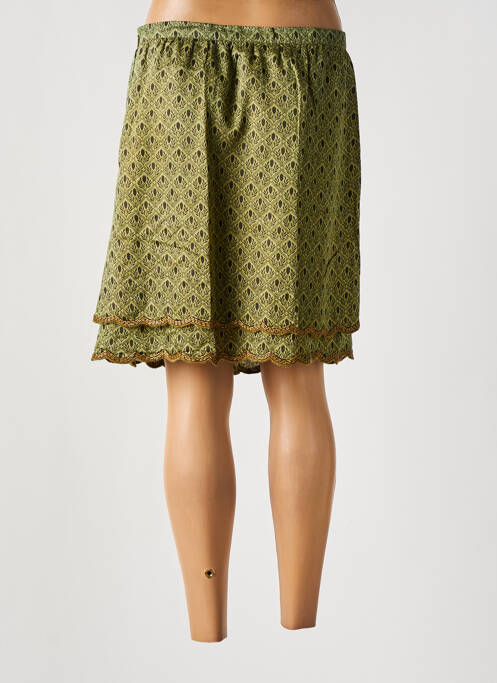 Jupe mi-longue vert NICE THINGS pour femme