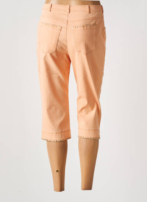 Pantacourt orange LUCIA pour femme