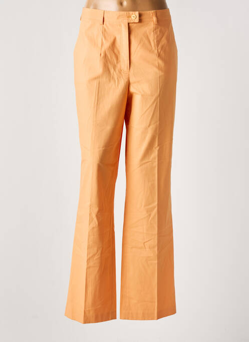 Pantalon droit orange LUCIA pour femme