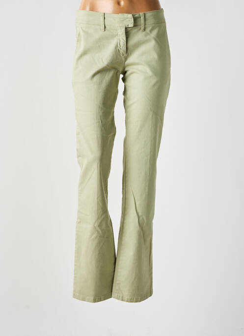 Pantalon droit vert NICE THINGS pour femme