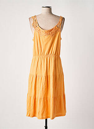Robe mi-longue sans manche sans manche orange NOA NOA femme
