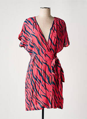 Robe courte manches courtes manches courtes rose NICE THINGS femme