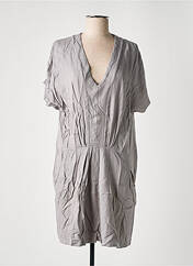 Robe courte gris MARIONA GEN pour femme seconde vue