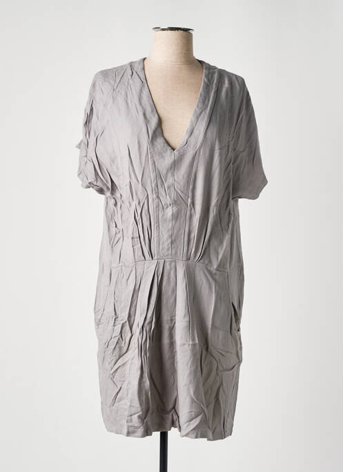 Robe courte gris MARIONA GEN pour femme