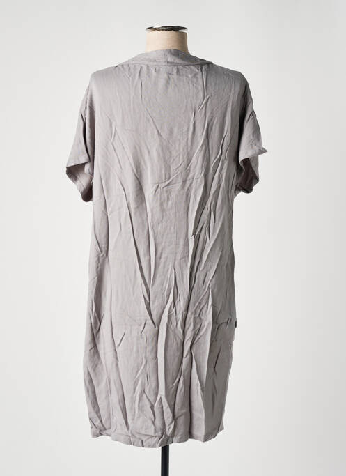 Robe courte gris MARIONA GEN femme