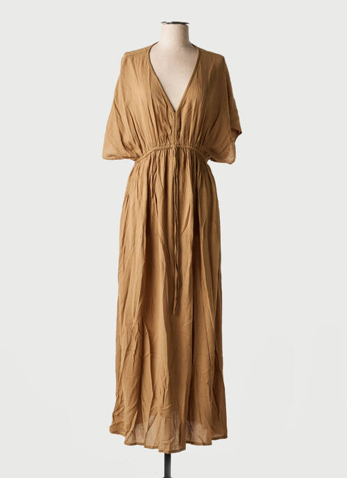 Robe longue beige BY BAR pour femme