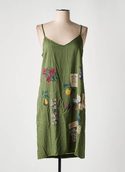 Robe mi-longue vert NICE THINGS pour femme