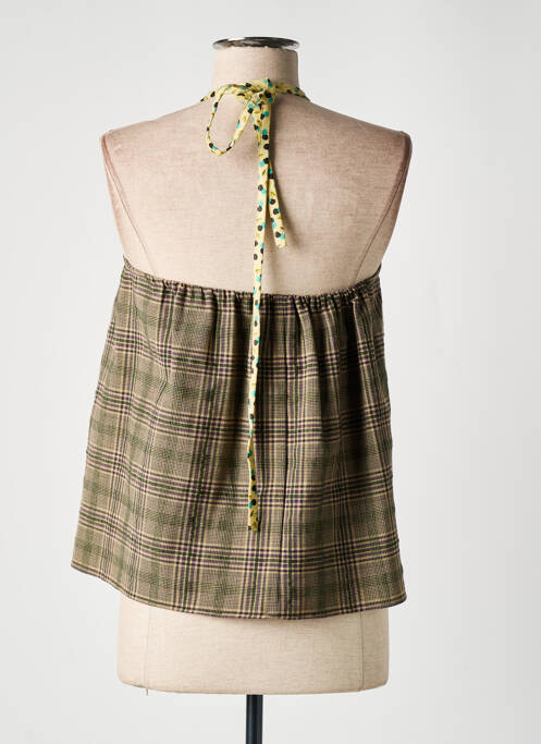 Top marron GAËLLE BARRE pour femme