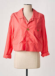 Veste casual coupe droite rose NICE THINGS femme