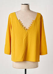 Blouse jaune NOEMIE & CO pour femme seconde vue