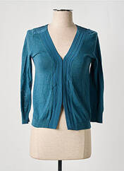 Gilet manches longues bleu NICE THINGS pour femme seconde vue