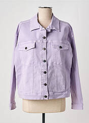 Veste casual violet YERSE pour femme seconde vue