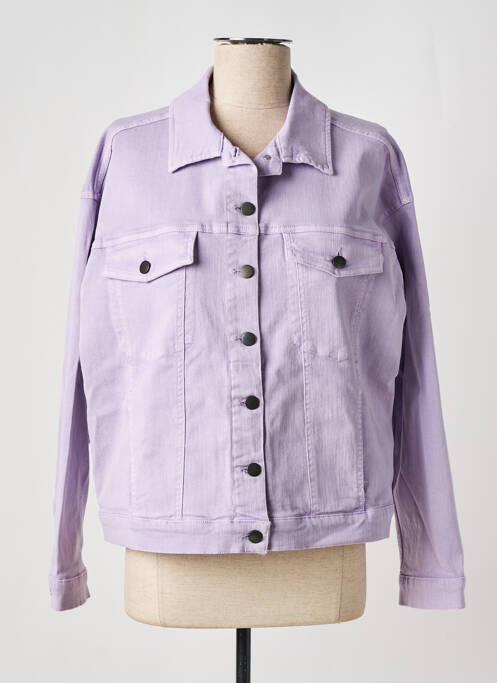 Veste casual violet YERSE pour femme