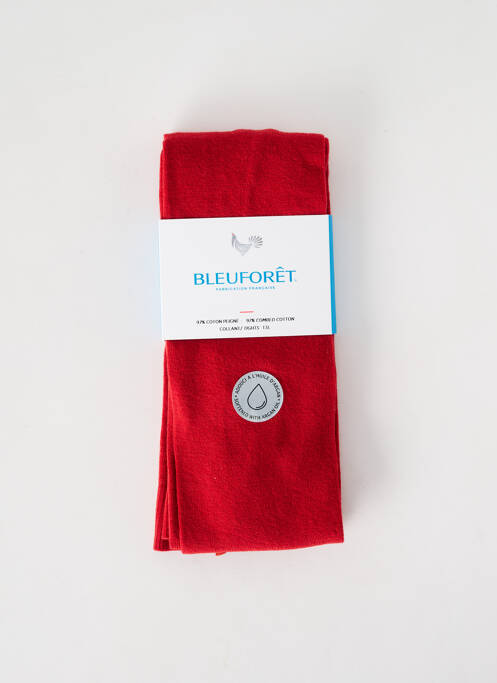 Collants rouge BLEU FORET pour femme