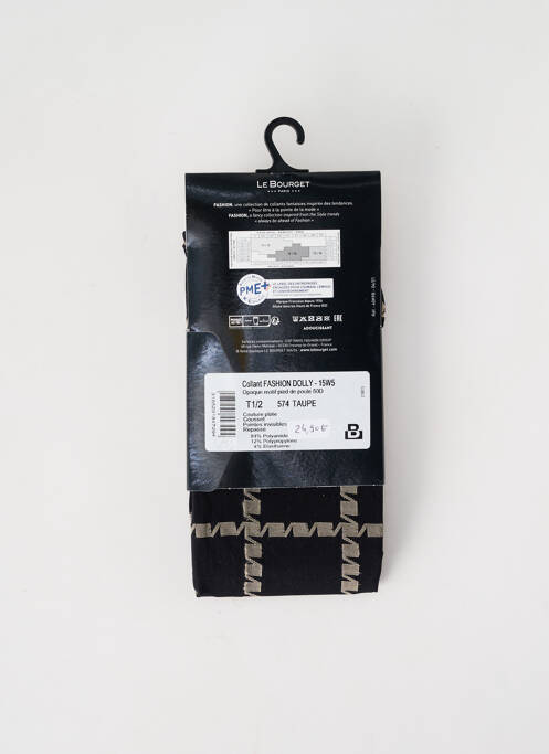 Collants beige LE BOURGET pour femme