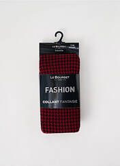 Collants rouge LE BOURGET pour femme seconde vue