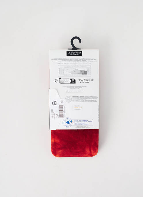 Collants orange LE BOURGET pour femme