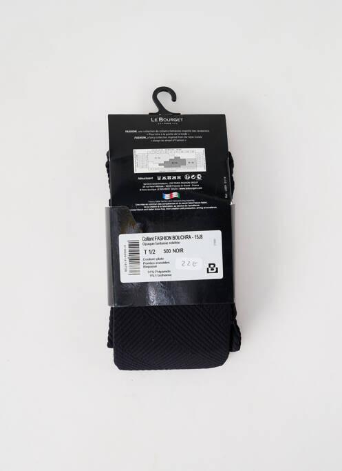 Collants noir LE BOURGET pour femme