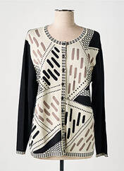 Gilet manches longues noir BEAUTY WOMEN pour femme seconde vue