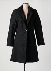 Manteau long noir MADE IN ITALY pour femme seconde vue