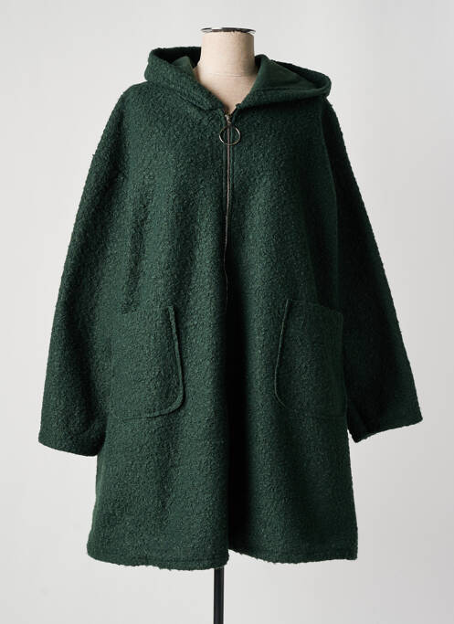 Manteau long vert fonce NEW COLLECTION pour femme