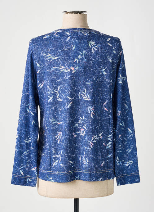 Veste casual bleu KALISSON pour femme