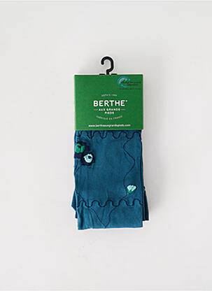 Collants bleu BERTHE AUX GRANDS PIEDS pour femme