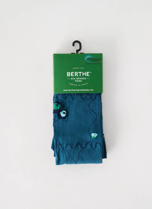 Collants bleu BERTHE AUX GRANDS PIEDS pour femme