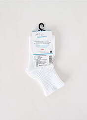 Chaussettes blanc BLEU FORET pour femme seconde vue