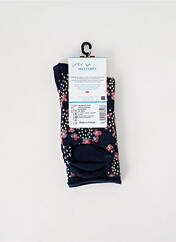 Chaussettes bleu BLEU FORET pour femme seconde vue