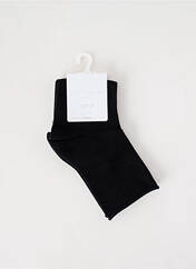 Chaussettes noir LE BOURGET pour femme seconde vue