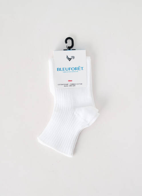 Chaussettes blanc BLEU FORET pour femme