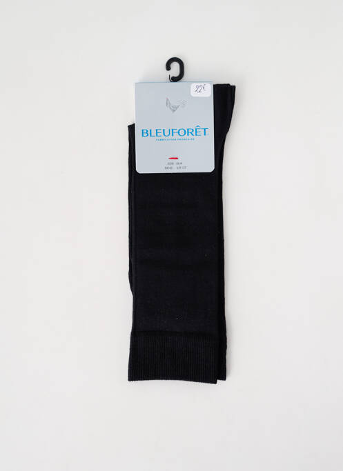 Chaussettes noir BLEU FORET pour femme