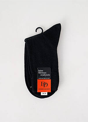 Chaussettes noir DORE DORE pour unisexe
