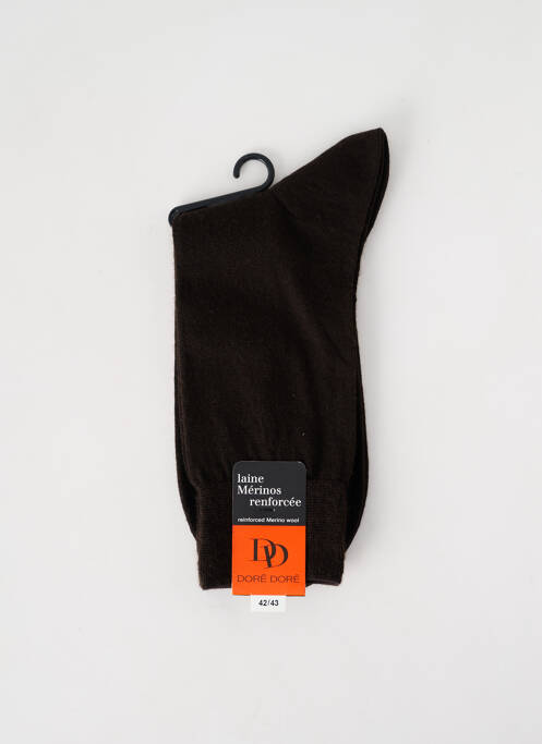 Chaussettes marron DORE DORE pour unisexe
