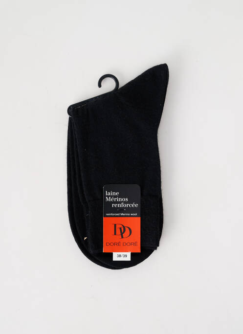 Chaussettes noir DORE DORE pour unisexe