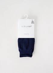 Chaussettes bleu LE BOURGET pour femme seconde vue