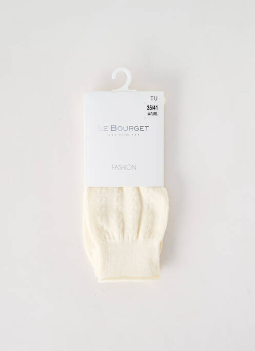 Chaussettes beige LE BOURGET pour femme