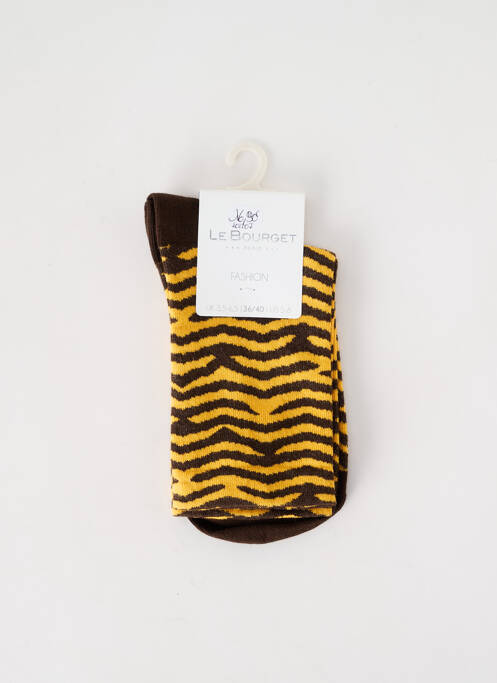 Chaussettes marron LE BOURGET pour femme