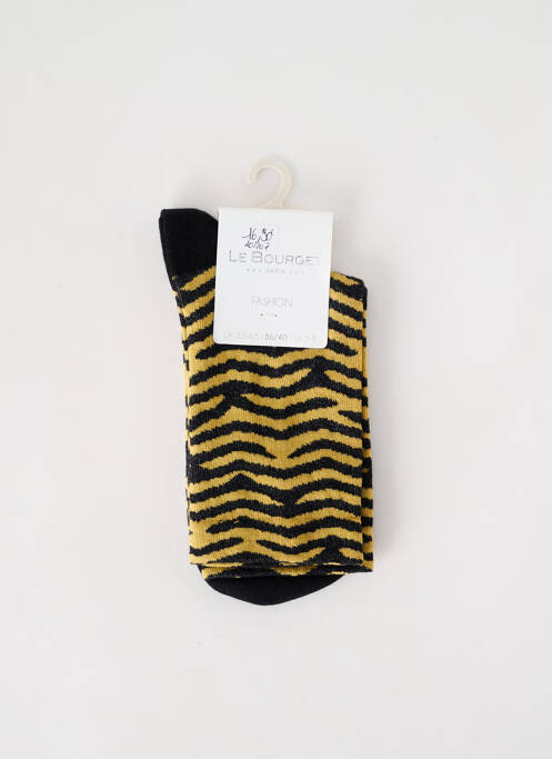 Chaussettes noir LE BOURGET pour femme