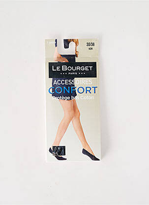 Chaussettes forme socquettes noir LE BOURGET femme