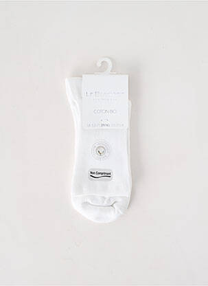 Chaussettes blanc LE BOURGET pour femme