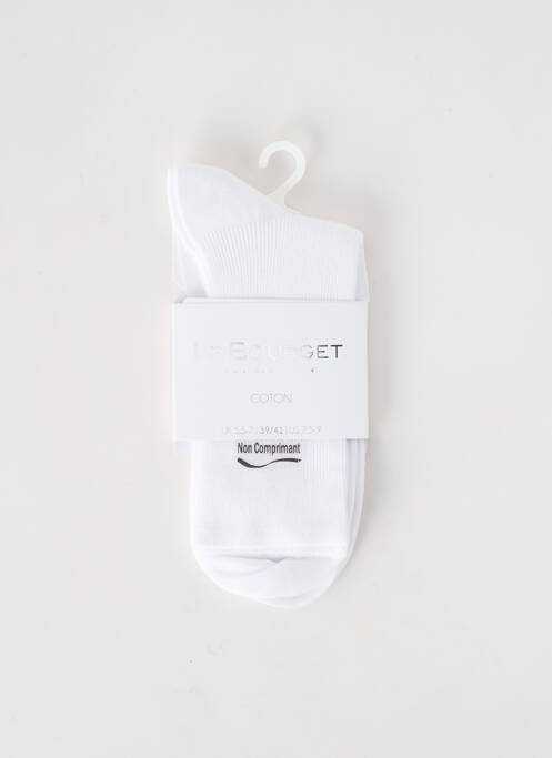 Chaussettes blanc LE BOURGET pour femme