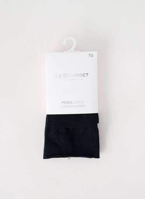 Chaussettes noir LE BOURGET pour femme