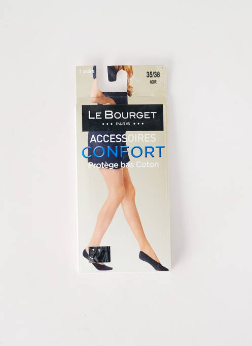 Chaussettes noir LE BOURGET pour femme