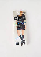 Chaussettes noir LE BOURGET pour femme seconde vue