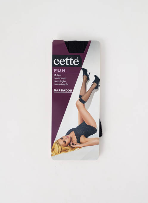 Chaussettes noir CETTE pour femme