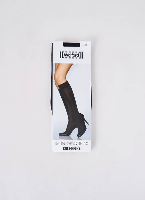 Chaussettes noir WOLFORD pour femme